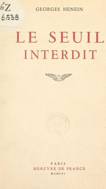 Le seuil interdit