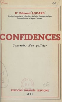Confidences - Souvenirs d'un policier