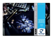 Bloc Aquarelle A4 - 360 g/m² - noir - Van Gogh