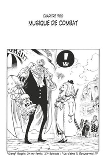 One Piece édition originale - Chapitre 980 - Musique de combat