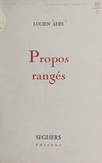 Propos rangés - Alphabétiquement