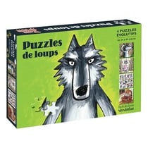 Puzzles 64 pièces - Évolutifs Loup