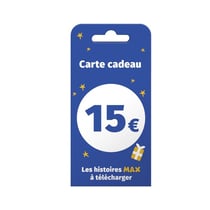 Carte cadeau Histoires Max - 15 Euros