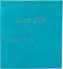 Livre d'or livre Exacompta - Skandi - Turquoise - 140 pages