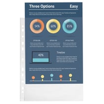 Lot de 50 pochettes 38 microns A4 Exacompta - Cristal translucide