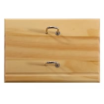 Socle pour Bloc-pratic Exacompta - 12 x 8,2 cm - Chêne