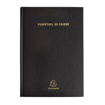 Agenda civil journalier perpétuel de caisse Exacompta - Noir - 14,8 x 21 cm