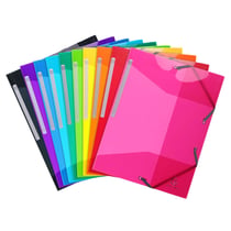 1 chemise à élastique 3 rabats - Exacompta - A4 - Iderama - Plastique - Modèles aléatoires