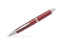 Stylo plume - Noir - Capless Rhodié or 18k - Plume fine - Pilot - Rouge