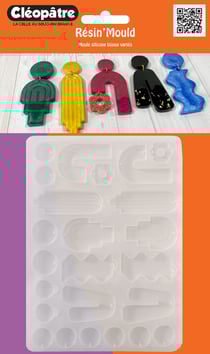 Moule silicone Cléopâtre - pour résine - bijoux graphiques