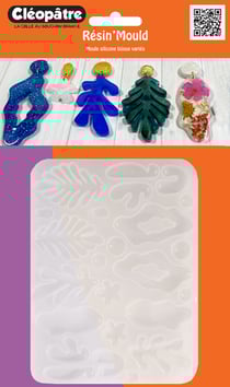 Moule silicone Cléopâtre - pour résine - bijoux floraux