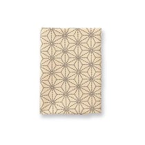 Coupon de tissu japonais - 45 x 55 cm - Grand motifs géométrique - Écru