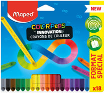 Lot de 18 crayons de couleur - Maped - Color'Peps Infinity