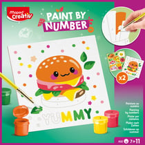 Peinture au numéro burger - Maped Creativ