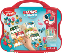 Mallette de 26 tampons Maped Creativ - Alphabet