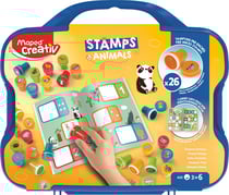 Mallette de 26 tampons Maped Creativ - Animaux