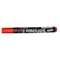 Feutre porcelaine pointe moyenne - Pébéo  - Ecarlate - Porcelaine 150