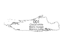 Peinture Décocrème Pébéo 120 ml - Blanc Nuage