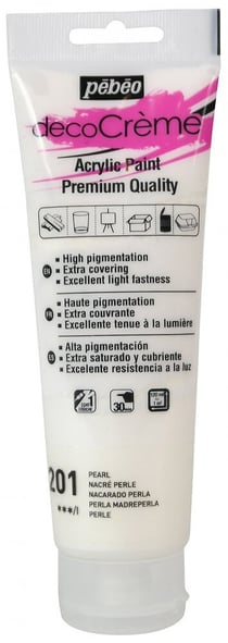 Peinture Décocrème Pébéo 120 ml - Perle
