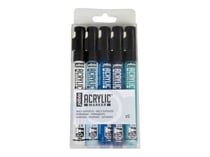5 Acrylic marqueurs Pébéo 1,2 mm - Tons bleus