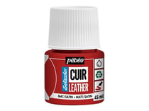 Pot 45 ml peinture acrylique pour cuir Pébéo Setacolor Cuir - Rouge intense