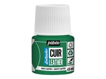 Pot 45 ml peinture acrylique pour cuir Pébéo Setacolor Cuir - Vert cactus