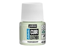 Pot 45 ml peinture acrylique pour cuir Pébéo Setacolor Cuir - Transparent phosphorescent