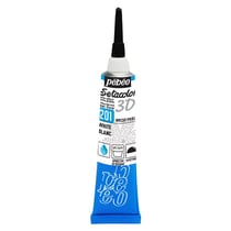 Peinture 3D pour tissus Pébéo - Setacolor - Brod'Perle Blanc