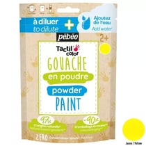 Gouache en poudre jaune 100g