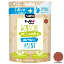 Gouache en poudre marron 100 g