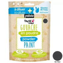 Gouache en poudre noir 100 g