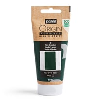 Tube 60 ml de peinture acrylique Pébéo - Origin Acrylics - Vert de hooker