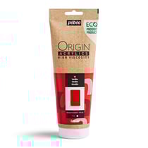 Tube 240 ml peinture acrylique Pébéo Origin Acrylics - Vermillon