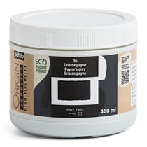 Pot 480 ml peinture acrylique Pébéo Origin Acrylics - Gris de payne