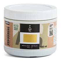 Pot 480 ml peinture acrylique Pébéo Origin Acrylics - Or