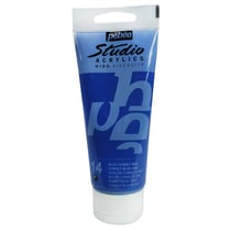 Tube 100 ml de peinture Studio Acrylics High Viscosity Pébéo - Bleu cobalt - Fine - Opaque