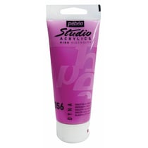 Tube 100 ml de peinture Studio Acrylics High Viscosity Pébéo - Violet bleu iridescent - Fine - Semi-opaque
