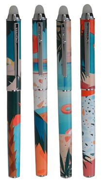Effacink métal INK "Tropiques" 4 designs assortis 