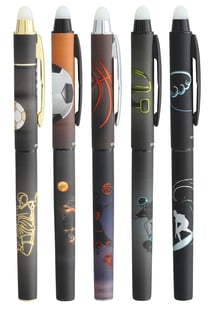 Stylo encre thermosensible effaçable Ink - Effacink - Players - Pointe moyenne - Modèle aléatoire - Vendu à l'unité