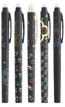 Stylo encre thermosensible effaçable Ink - Effacink - Let's play - Pointe moyenne - Modèle aléatoire - Vendu à l'unité