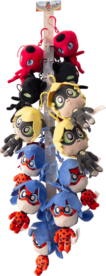 Peluche Clip-On Miraculous - Lansay - assortiment