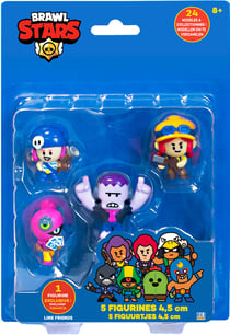 5 figurines Brawl Stars 4,5 cm - Team C