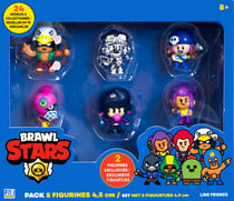 8 figurines Brawl Stars 4,5 cm - Pack A