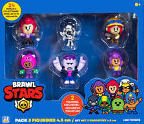 8 figurines Brawl Stars 4,5 cm - Pack C