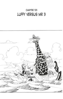 One Piece édition originale - Chapitre 123 - Luffy versus Mr 3