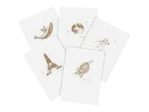 1 carnet - Format A5 14.8 x 21 cm - Flying Spirit White - Clairefontaine - 96 pages lignées - Designs assortis