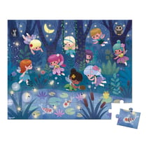 Puzzle en bois - JANOD - Heureux Racing - 6 pièces - Multicolore - 3 ans et  plus bleu - Janod