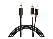 Câble Jack mâle 3.5/RCA mâle - 1,5m - Cultura