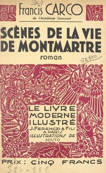 Scènes de la vie de Montmartre - Bois originaux de Souto