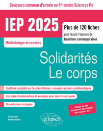 CONCOURS COMMUN IEP 2025 - Solidarités / Le corps